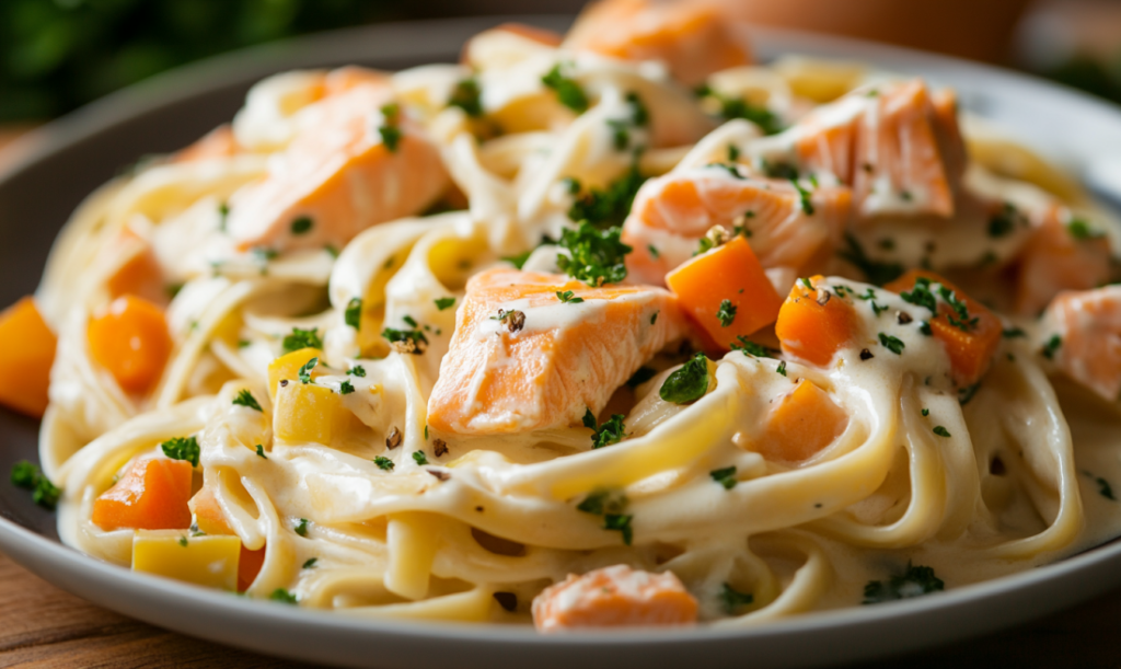 pasta with salmon